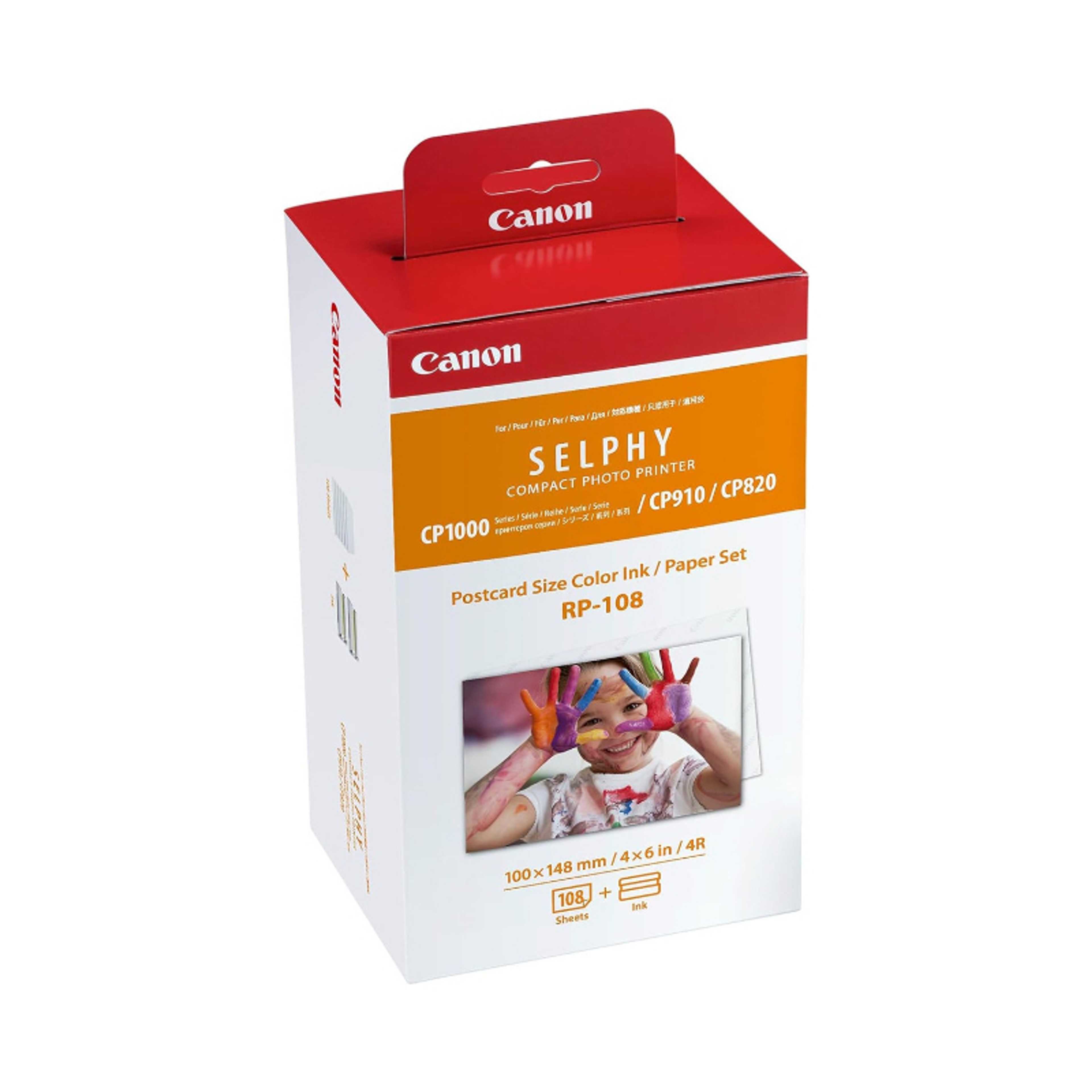 High-Capacity Colour Ink And Paper Set 108 Sheets White - Product Main Image